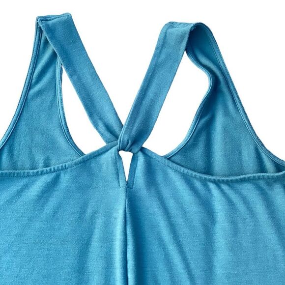 Old Navy Aquamarine Criss Cross Back T-shirt Swing Dress - Picture 5 of 5